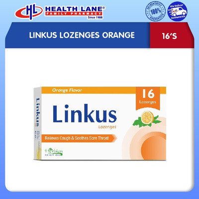 LINKUS LOZENGES OREN (16'S)